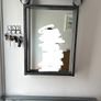 Metal mirror and matching table Image 4
