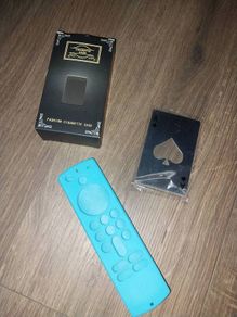 smoke box holder with built in lighter metal Card Bottle opener and glown dark remote control cover
