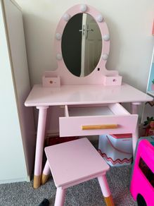 Girl make-up table