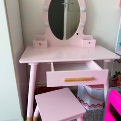 Girl make-up table
