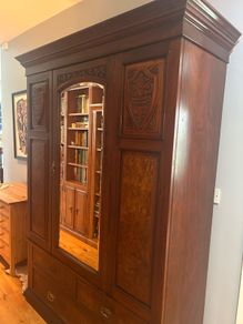 Large Mahogany Wardrobe
