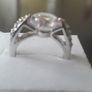 10KT White Gold Filled Solitaire Ring Image 7