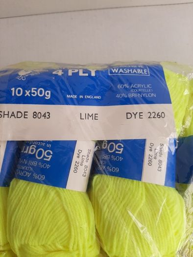 New unopened packet knitting wool/crochet/crafts