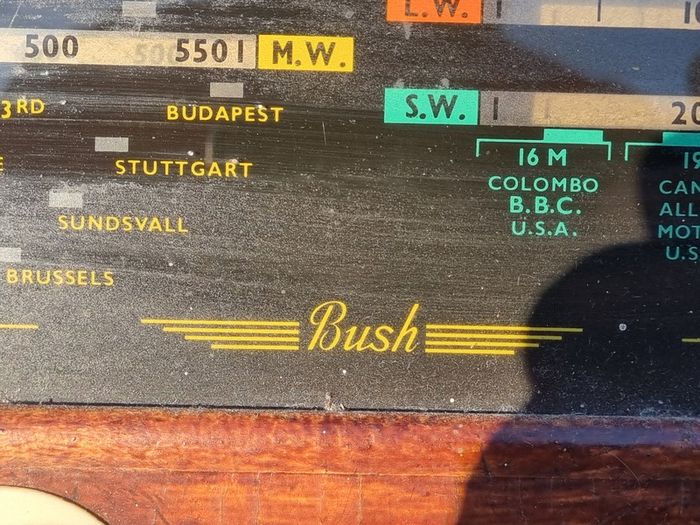 Vintage Bush AC34 valve radio receiver
