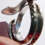 Vintage Sterling Silver Snake Serpent Ring Size O - 5g Image 10