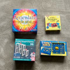Selection of board games.
