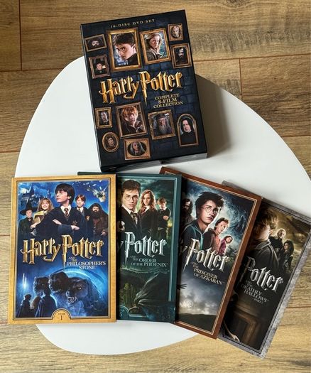 Harry Potter Complete 8-Film Collection 16-Disc DVD Box Set with Outer Slipcase