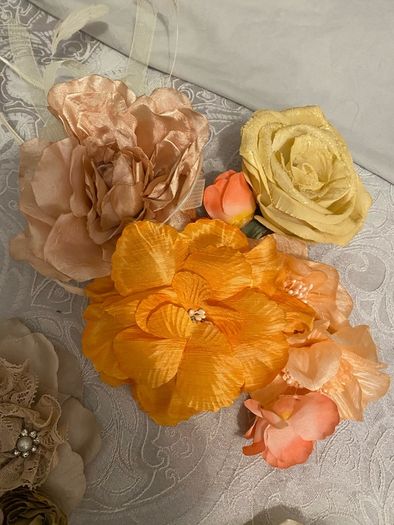 Mixed selection of Fabric  and millinery products please read description for information