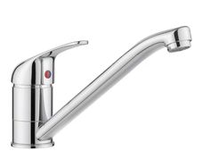 Kitchen Mixer Tap Solid Brass Monobloc Design 360 Long Swivel Spout Chrome Polish Finish for Caravan  Home Sinks