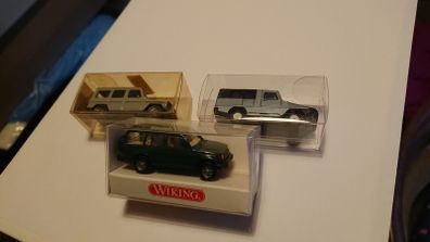 3 Four-wheel-drive model cars
