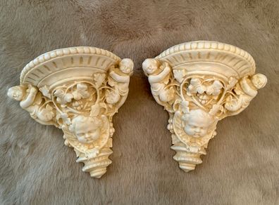 Cherub corbels / shelf
