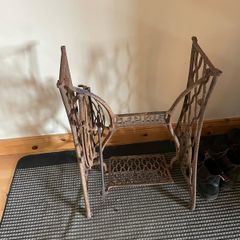 Vintage singer sewing machine table