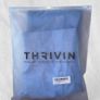 THRIVIN Size L Blue Scrunch Bum Ribbed Gym Leggings Seamless High Waist Image 5