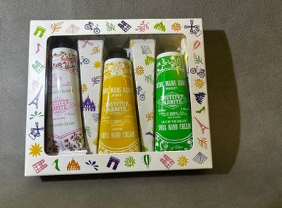 Gift set : Institut Karite Paris 3 Pieces Shea Hand Cream Travel Kit
