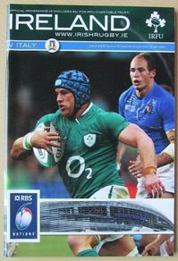 2012 Ireland v Italy - Six Nations Championship Programme