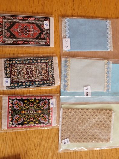 Dolls house carpets and rugs
