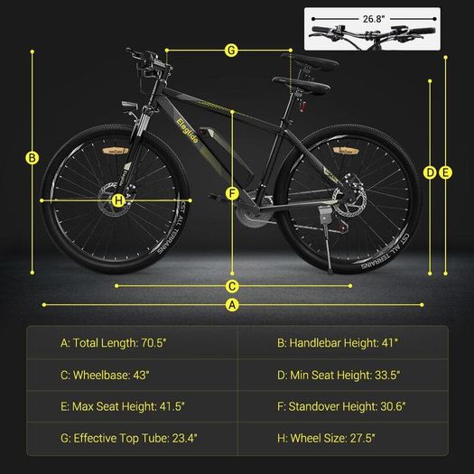 Eleglide M1 Plus-Upgraded Electric Bike (27.5 inch Wheel Size)