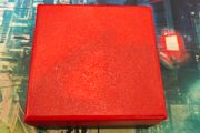 Chinese design red wooden jewelry box