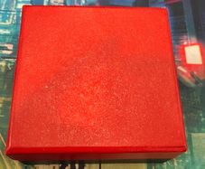 Chinese design red wooden jewelry box
