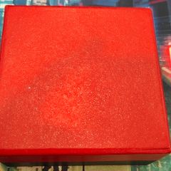 Chinese design red wooden jewelry box