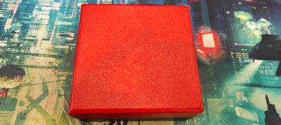 Chinese design red wooden jewelry box