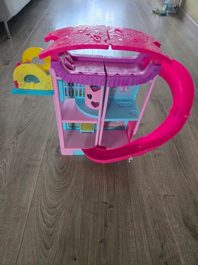 Barbie dolls + house + accessories