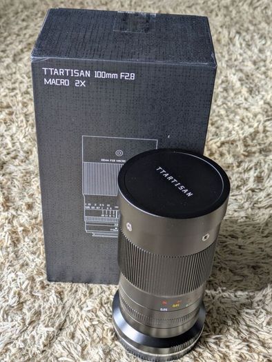 TTARTISAN 100mm F2.8 Macro 2X Camera Lens for Fuji GFX