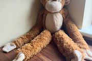 Light brown cheeky hanging Monkey