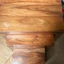 Solid Indian Sheeham Wood Nest of 3 Tables Image 5