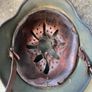 Original German WW2 Reissue M40 Stahlhelm. Militaria Image 5