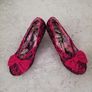 Irregular Choice magenta heels, size 6 Image 2