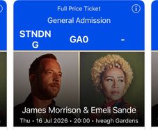 James Morrison and Emeli Sande Iveagh Gardens