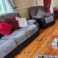 2 piece recliner suite ( Sofa & Arm Chair recliners)