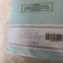 Baby G  2 X FItted  Cot Sheets. Plain White & Aqua Green.  B.N.W.T Image 5