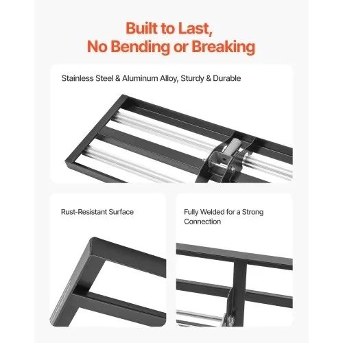 Lawn Leveler with 83.9 in Adjustable Handle, 48x10 in Ground Plate, Heavy Duty & Rust-Resistant Metal Soil Leveler