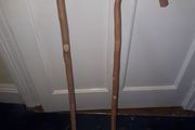 Wooden walking sticks