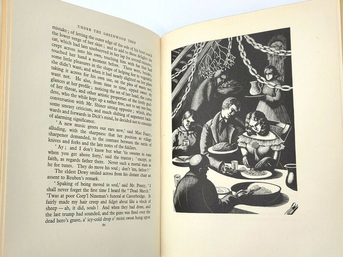 Under the Greenwood Tree by Thomas Hardy 1940 1st Ed - Illustrator CLARE LEIGHTON HB