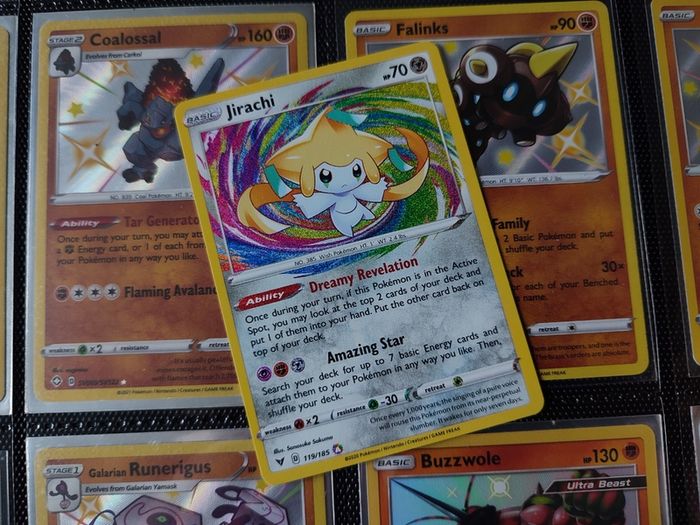 Jirachi ! Amazing Rare ! from Vivid Voltage Set ! 2020 ! Pokemon Card !