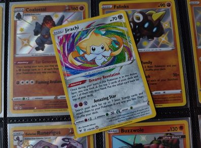 Jirachi ! Amazing Rare ! from Vivid Voltage Set ! 2020 ! Pokemon Card !