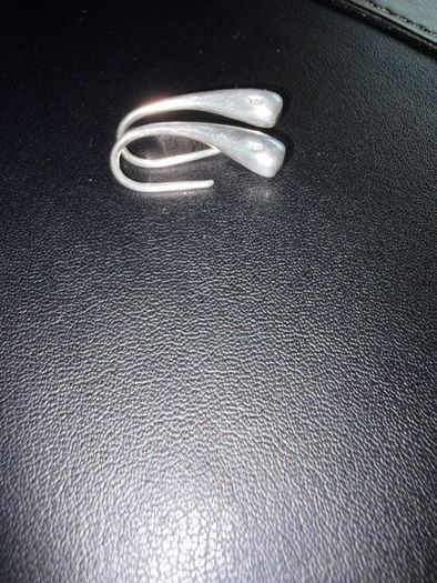 Silver earrings