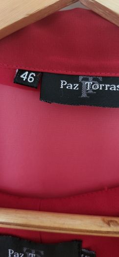 Paz Torras Ruby Red Twin Set Sz 46 ( Fit 10-12 Uk) Rrp 89.99