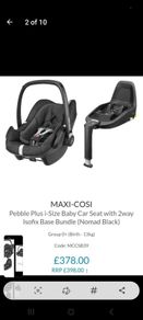 maxi cosi 2wayfix isofix and car seat