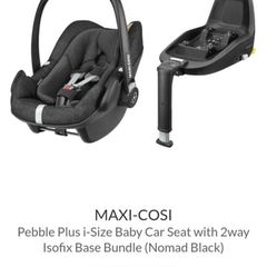 maxi cosi 2wayfix isofix and car seat