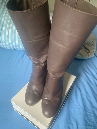 Chanel brown boots