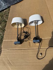 Neptune Small Table Lamp - Genuine, Pair