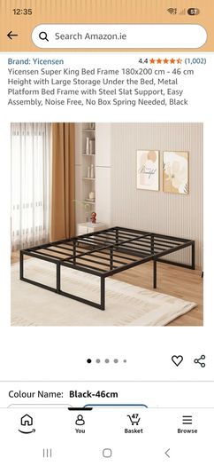 super king metal bed frame