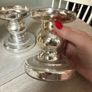 2 x pillar candle holders Image 4