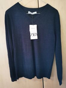 BNWT - Zara V neck wool Jumper UK 10