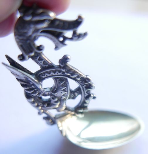 Antique 835 Silver Spoon, Highly Decorated Silver 835 - 26,5g