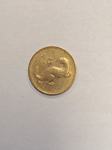 Malta 1 cent coin # Mustela